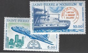 St. Pierre & Miquelon SC CB1-CB2 MNH F-VF...Bargain in Demand!