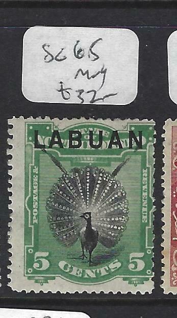 LABUAN (P1303B)  5C  BIR  SG 65   MOG