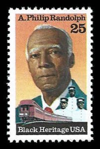 PCBstamps   US #2402 25c A.P. Randolph, Black Heritage, MNH, (51)