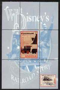 Angola 2000 Walt Disney's Railroad Story #4 perf s/sheet ...