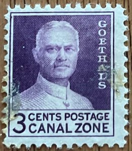 Canal Zone #117 *MNH* Single Stain on Face  Maj General G W Goethals L48