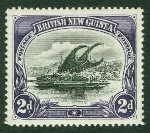 SG 3 Papua (British New Guinea) 1901-05. 2d black & violet. Lightly mounted...