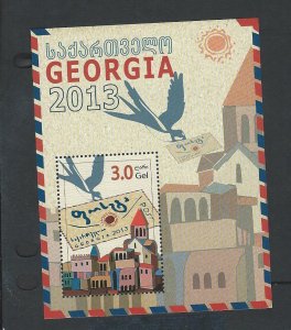 Georgia 2013 POST sheetlet mnh