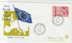 France Europa 1966 Foire Agricole De L'Ouest Europeen  Stamps Cover ref R 18701