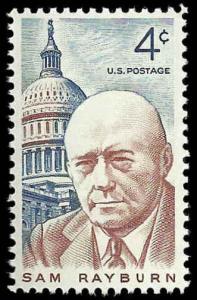 # 1202 MINT NEVER HINGED SAM RAYBURN     VF+