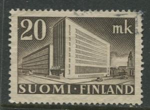 Finland - Scott 248 - Helsinki Post Office -1945- Used - Single 20m Stamp