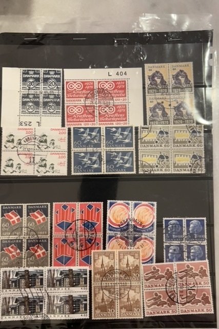 Various Danish stamps