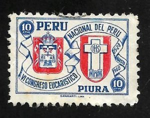 Peru  1960 - U - Scott #RA38