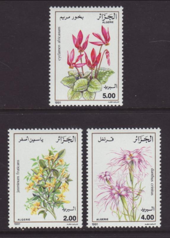 Algeria 936-940 Flowers MNH VF