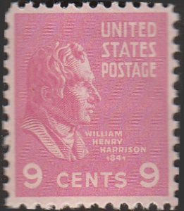 # 814 MINT NEVER HINGED ( MNH ) WILLIAM H. HARRISON