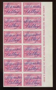 MARION TALLEY OPERA SINGER & ACTRESS SIGNED 1940 OLYMPIC STAMPS