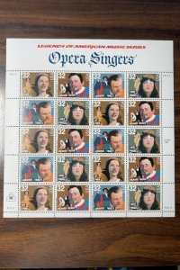 Scott 3154-3157 32c Opera Singers Mint Sheet Cat $15