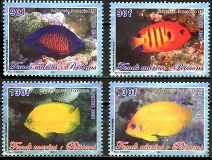 Scott #893-6 Angel Fish MNH