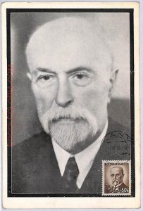 ad8738 - Czechoslovakia - POSTAL HISTORY - 1948 Maximum Card, Famous people