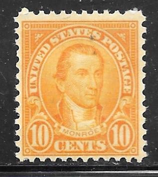 USA 642: 10c Monroe, MNH, F-VF