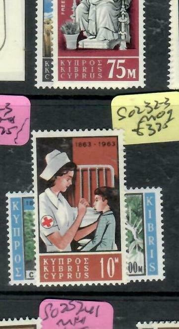 CYPRUS (PP2512B) QEII  RED CROSS   SG 232-233    MOG