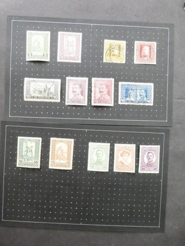 EDW1949SELL : BOSNIA Extensive, fairly complete Mint & Used collection. Better