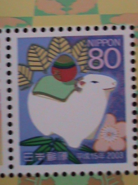 ​JAPAN-2002 SC# 2842-3 YEAR OF THE LOVELY RAM-MNH S/S VF WE SHIP TO WORLDWIDE