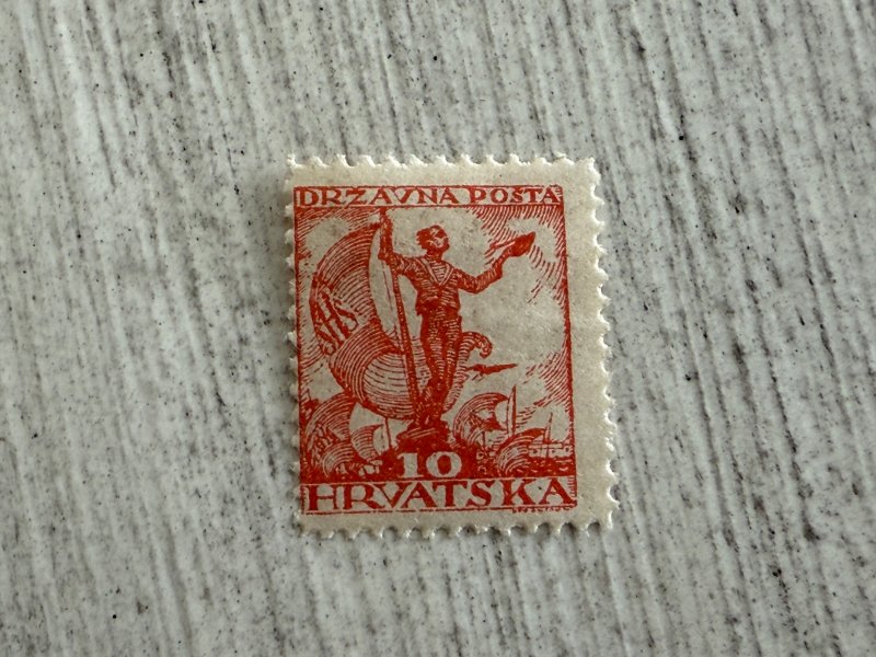 Yugoslavia #2L35 MH, 10f, Youth With Standard, 2024 SCV.$0.25