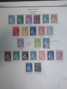 collection on pages Portugal 1921-28 NH: CV $291