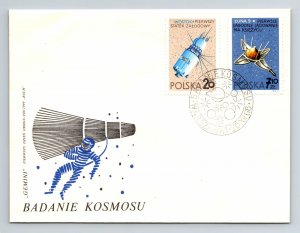 Poland 1966 FDC - Space Exploration - F12958