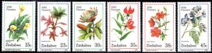 Zimbabwe - 1989 Wild Flowers Set MNH**SG 750-755