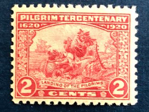 US scott# 549 MNH OG VF 1920 2c Pilgrim Tercentenary