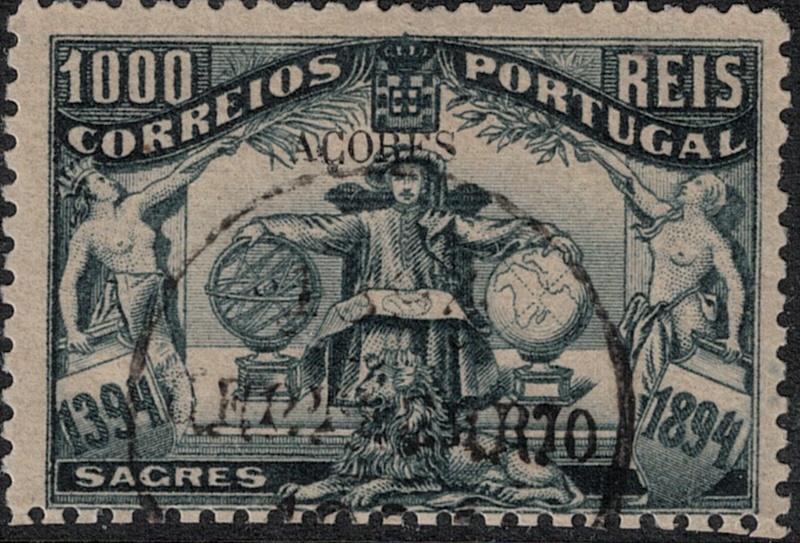 Azores SC 77 Used  1894 SCV$ 70