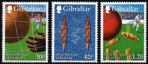 Gibraltar # 817 - 819 MNH