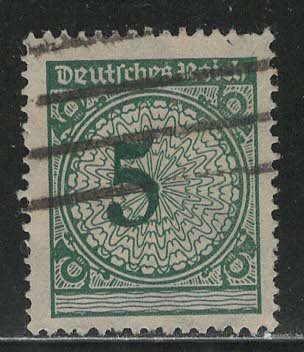 Germany Reich Scott # 324, used, plate error