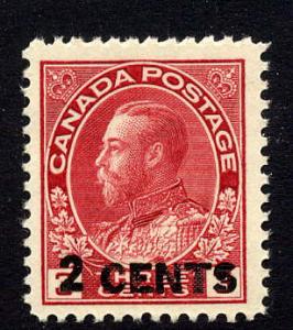 Canada #139 mint, King George V