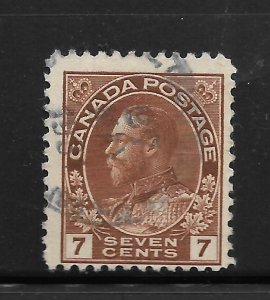 CANADA, 114, USED, KING GEORGE V