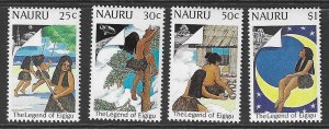 NAURU SG379/82 1989 FIRST MANNED LANDING ON THE MOON  MNH