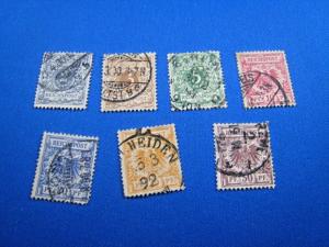 GERMANY - SCOTT # 45-51  -   Used       (kb)