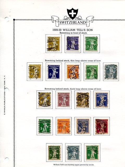 Switzerland lot  used  - Lakeshore Philatelics