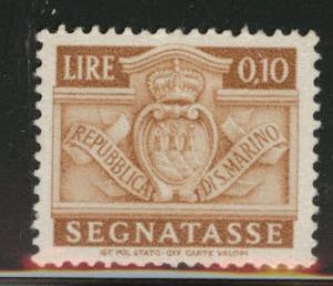 San Marino Scott J66 MH* 1945 postage due similar centering