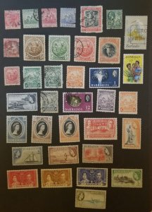 BARBADOS Unused MH Mint Used Stamp Lot T7436