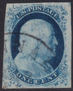 #9 Used, XF, Light cancel, 95L (CV $100 - ID52982) - Joseph Luft