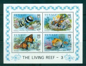 Tuvalu 1989 Marine Life MS MUH lot43543