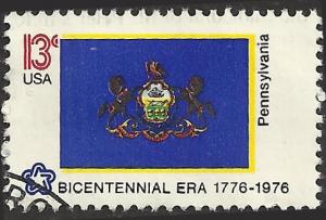 # 1634 USED STATE FLAG PENNSYLVANIA