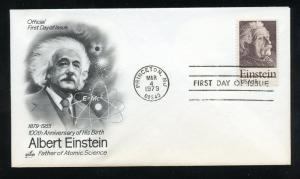 US 1774 Albert Einstein UA ArtCraft FDC