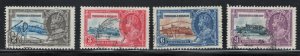 Trinidad and Tobago 1935 Silver Jubilee Omnibus Scott # 43 - 46 Used