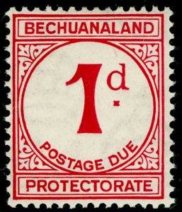 BECHUANALAND SGD5, 1d carmine, NH MINT.