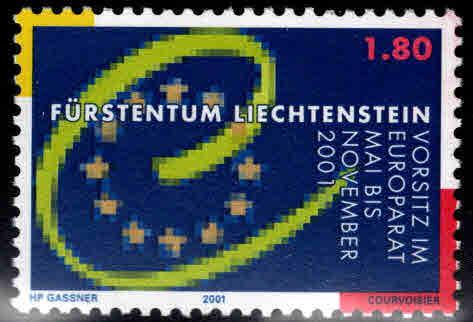 LIECHTENSTEIN Scott 1200 MNH** Council of Europe 2001