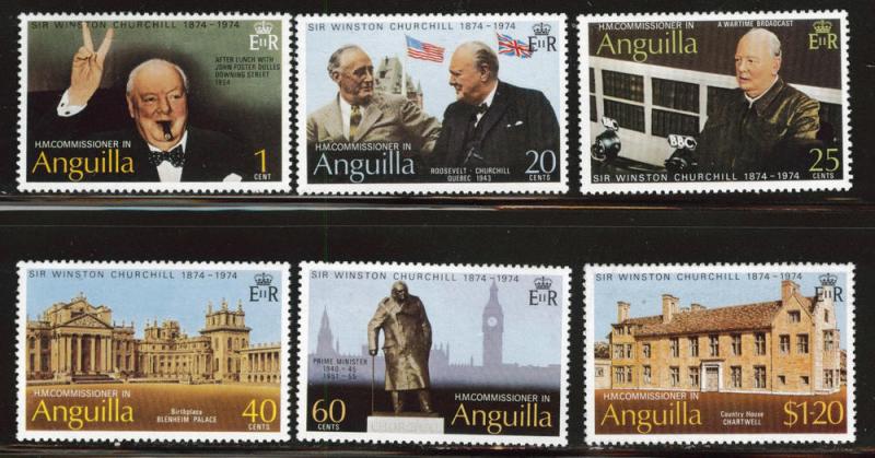 ANGUILLA Scott 193-198 MNH** set 