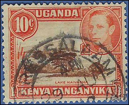 Kenya,Uganda and Tanganyika #69 1938 Used