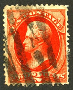 U.S.  #178 USED LRG THIN ON REVERSE 