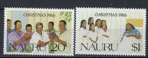 Nauru 329-30 MNH 1986 Christmas