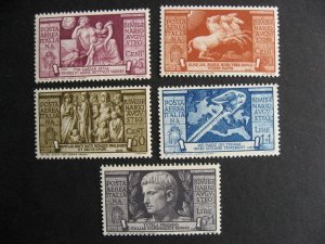 ITALY C95-9 nice MH airmail set, check the pictures!