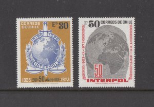 Chile Scott #437-438 MH